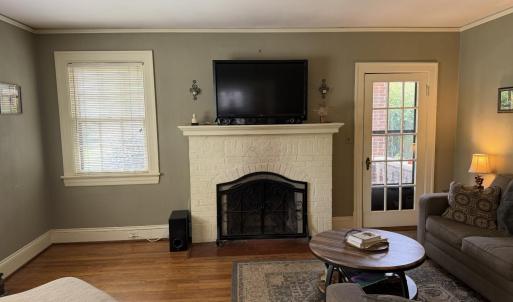 Wood Burning Fire Place.