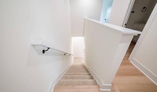 Upstairs offers 3 bedrooms and 2 baths. Similar to photos.