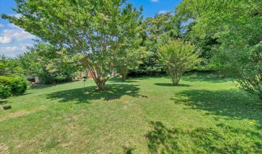 The gorgeous level, and private back yard is perfect for children, pets, and family fun!