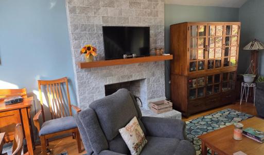 Great room with fireolace