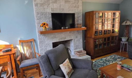 Great room with fireolace