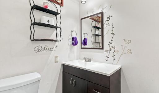 Unit B - Bath - Pictured altered to remove personal belongings