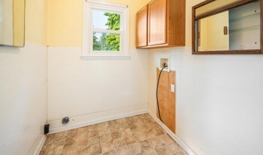 Large laundry/storage/mud  room