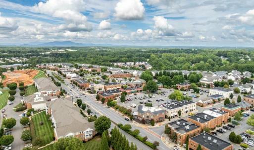 Aerial of Wyndhurst. Wyndhurst is a planned unit development in the city of Lynchburg.