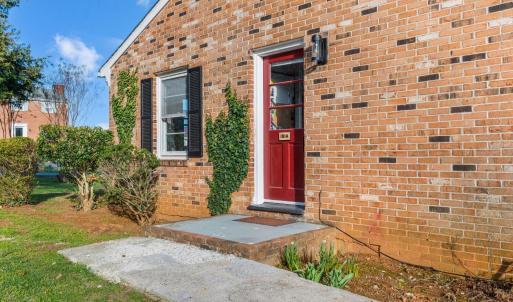 Upstairs driveway entry