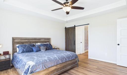 Private Primary Suite featuring Tray Ceiling, Walk-In Closet, and Ensuite Bath.
