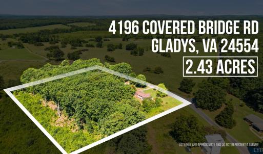 Photo #5 of 4196 Covered Bridge Rd, Gladys, VA 2.4 acres