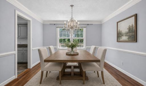 Dining Room Virtually Staged