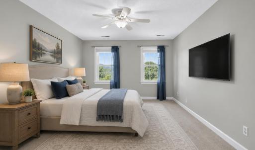 Primary Bedroom Virtually Staged