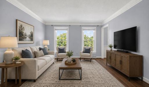 Living Room Virtually Staged