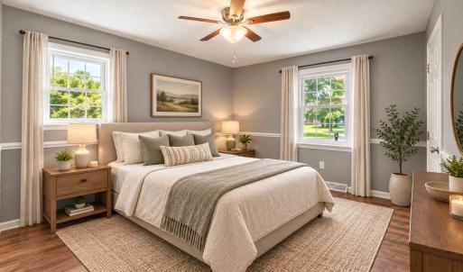 Virtually Staged Bedroom 3