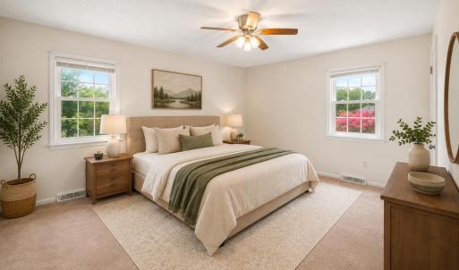 Virtually Staged Bedroom #2