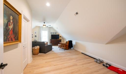 4th bedroom, office space on 2nd floor