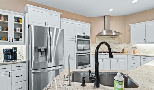 Kitchen with Reverse Osmosis water filter.