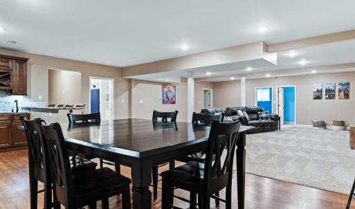 Open terrace level with full bathroom.