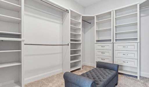 Primary walk in closet.