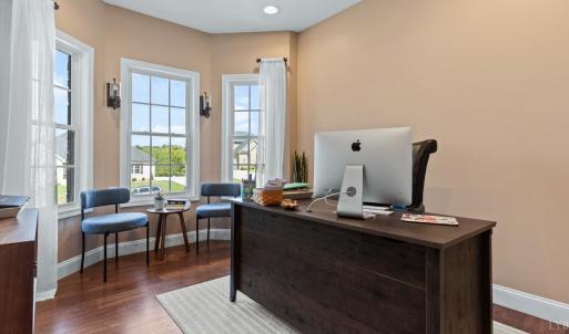 Office on main level.