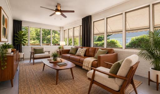 Virtual Staged Photo / Sunroom