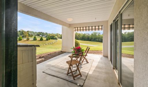 Access to patio from primary bedroom