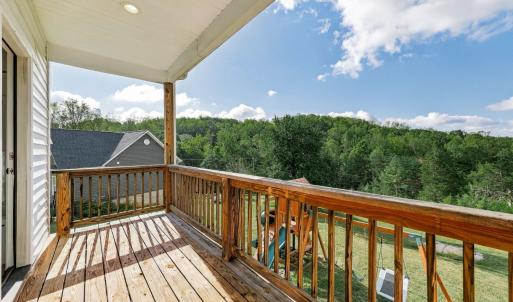 private deck off of the Primary Bedroom