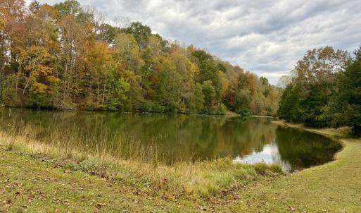 Community pond accessible from the backyard