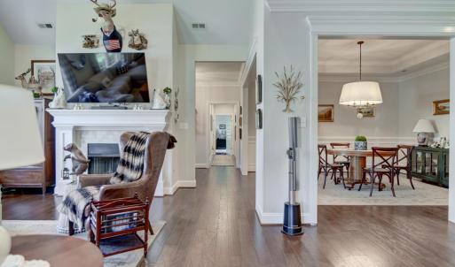 Great Room view looking Down the Hallway towards additional bedrooms, office and baths