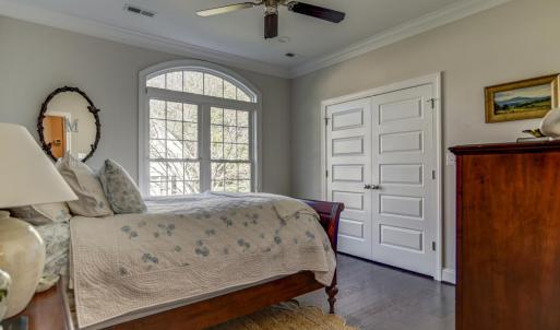 2nd Bedroom, large closet, ceiling fans
