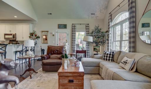 Great Room - Looking from Fireplace towards Kitchen and Great Room exterior entrance