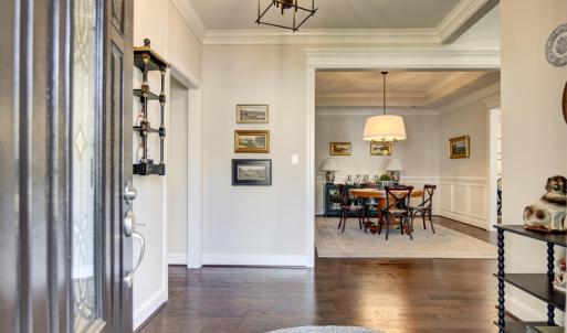 View from the front door entry