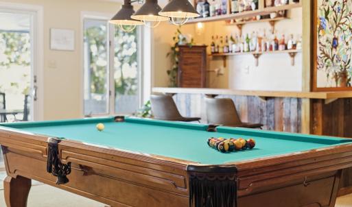 Pool table conveys