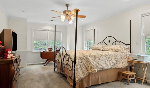 Second floor Primary suite