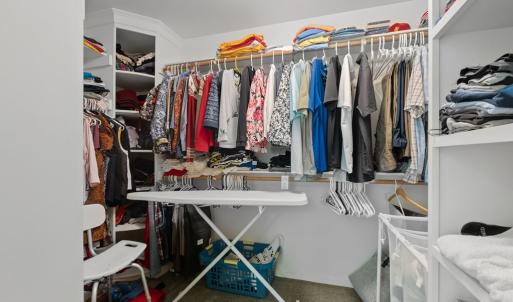 Second floor Primary suite-walk in closet with bui