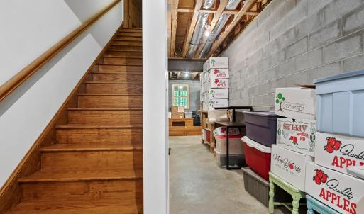 Basement staircase