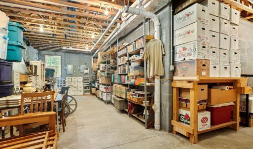 Basement storage