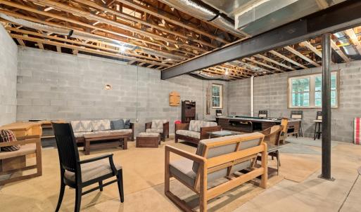Basement sitting area