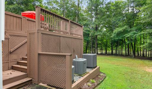 steps to rear deck