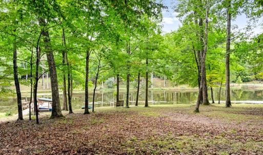 view of lake from house