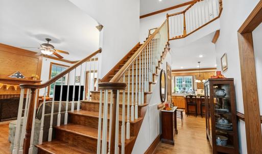 Main staircase and upstairs foyer