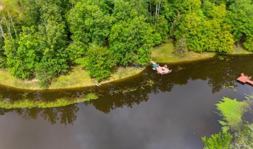 drone view lake
