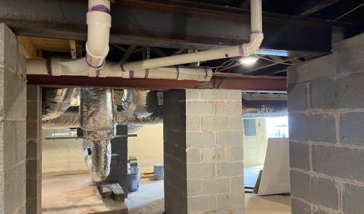 New I beams/new plumbing