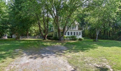 Driveway into residence