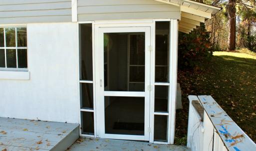 Screened porch