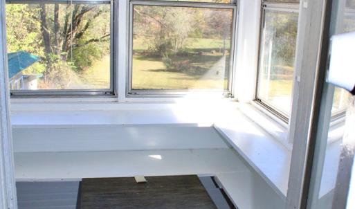 Rear porch off of kitchen