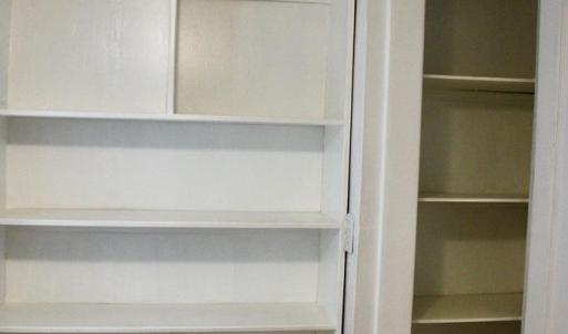 Primary closet shelving