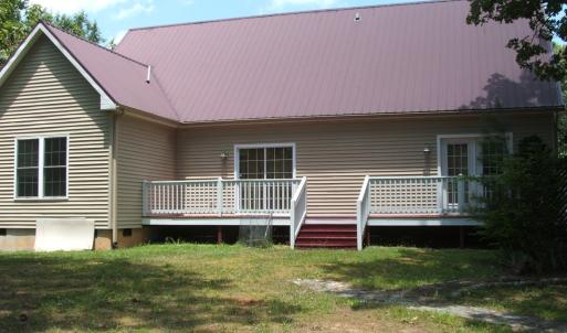 Rear of home (south side)