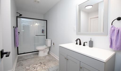 Basement full bathroom