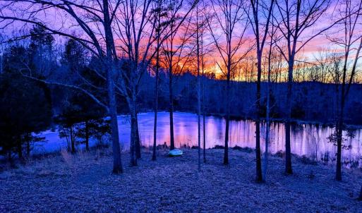 Beautiful Sunset over the pond