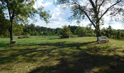 View looking towards the horse barn and land