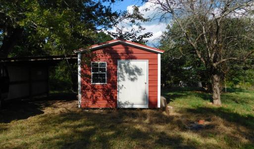 Newer Storage/shop with lean-to near the house