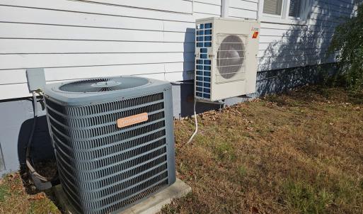 Heat pump on main floor and New Mini Split units f